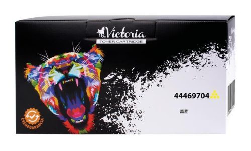 44469704 Lézertoner C310, 330, 510, 530 nyomtatókhoz, VICTORIA TECHNOLOGY, sárga, 2k (TOOKI310YV)