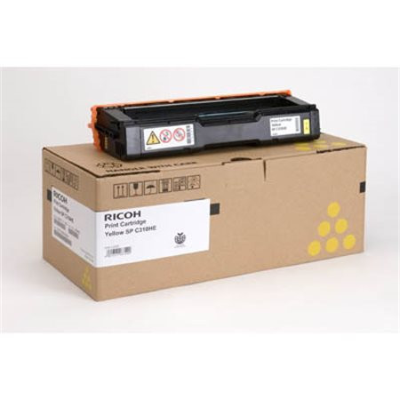 407635 Lézertoner Aficio SP C320DN nyomtatókhoz, RICOH, sárga, 6,6k (TORSPC310Y)