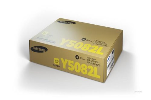 CLT-Y5082L Lézertoner CLP 620, 670 nyomtatókhoz, SAMSUNG, sárga, 4k (TOSAM620YH)