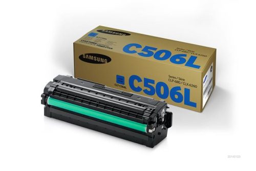 CLT-C506L Lézertoner CLP 680ND, CLX 6260 nyomtatókhoz, SAMSUNG, cián, 3,5k (TOSAM680CH)