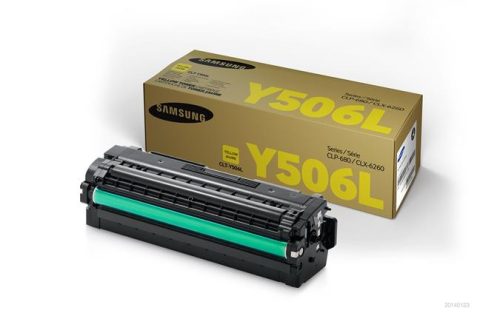 CLT-Y506L Lézertoner CLP 680ND, CLX 6260 nyomtatókhoz, SAMSUNG, sárga, 3,5k (TOSAM680YH)