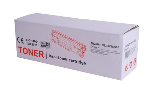 TN2320/TN2380/TN660 Lézertoner, TENDER®, fekete, 2,6k (TOTE2320S)