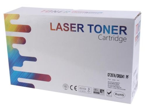 CF287A/CRG-041 Lézertoner, univerzális, TENDER, fekete, 9k (TOTE287A)
