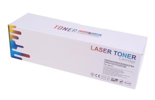 CB435A/CB436A/ CE285A /CRG725 lézertoner, univerzális, TENDER®, fekete, 2k (TOTE435A)