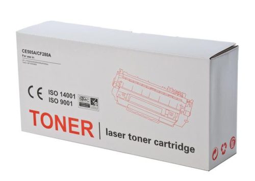 CE505A/CF280A/CRG719 lézertoner, univerzális, TENDER®, fekete, 2,7k (TOTE505A)