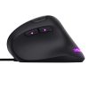 Egér, vezetékes, optikai, vertikális, gaming, LED, TRUST GXT144 Rexx, fekete (TR22991)