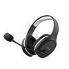 Fejhallgató, vezeték nélküli, mikrofonnal, gaming, TRUST GXT391 Thian, fekete-fehér (TR24502)