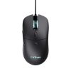 Egér, vezetékes, optikai, gaming, LED, TRUST GXT981 Redex, fekete (TR24634)