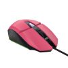 Egér, vezetékes, optikai, gaming, LED, TRUST GXT109P Felox, rózsaszín (TR25068)