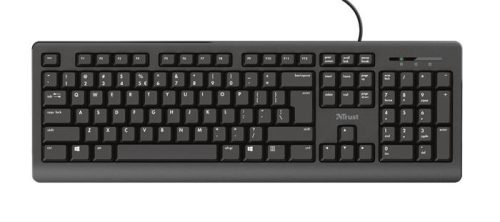 Billentyűzet, vezetékes, USB, HUN, TRUST Primo (TRB24149)