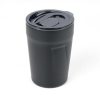 Termoszbögre, 300 ml, rozsdamentes acél, TROIKA Cup-uccino, fekete (TROCUP30BK)