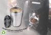 Termoszbögre, 300 ml, rozsdamentes acél, TROIKA Cup-uccino, ezüst (TROCUP30ST)