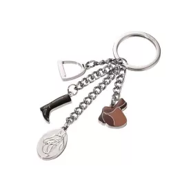 Kulcstartó, 4 charm dísszel, TROIKA Horse (TROKR1317CH)