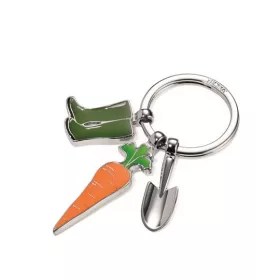   Kulcstartó, 3 charm dísszel, TROIKA Garden Love (TROKR1423CH)