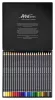 Akvarell színes ceruza készlet, hatszögletű, fémdobozos, STAEDTLER Mars&reg; Lumograph&reg; 104, 24 különböző szín (TS104M24)