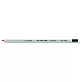   Jelölőceruza, hatszögletű, mindenre író, lemosható (omnichrom), STAEDTLER Lumocolor 108, fekete (TS1089)
