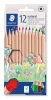 Színes ceruza készlet, hatszögletű, STAEDTLER Noris® natural 143N, 12 szín (TS143NC12)