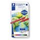Akvarell ceruza készlet, hatszögletű, fémdobozos, STAEDTLER® 146 10G, 12 különböző szín (TS14610GM12)
