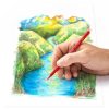 Akvarell ceruza készlet, hatszögletű, fémdobozos, STAEDTLER® 146 10G, 12 különböző szín (TS14610GM12)