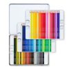 Színes ceruza készlet, hatszögletű, fémdobozos, STAEDTLER 146 C, 72 különböző szín (TS146CM72)