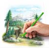 Színes ceruza készlet, hatszögletű, STAEDTLER® 146M, 12 különböző metál szín (TS146MC12)