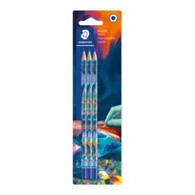   Grafitceruza készlet, HB, hatszögletű,  STAEDTLER 170 BK3-1, Multiverzum (TS170BK3E21)