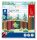 Színes ceruza készlet, hatszögletű, STAEDTLER Noris Colour 185, 20+4 különböző szín (TS185C24P)