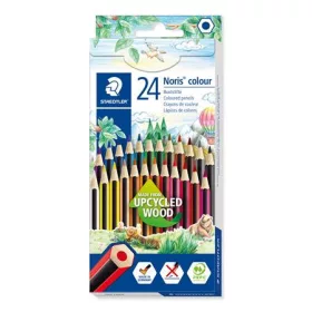   Színes ceruza készlet, hatszögletű, STAEDTLER Noris Colour 185, 24 különböző szín (TS185CD2402)