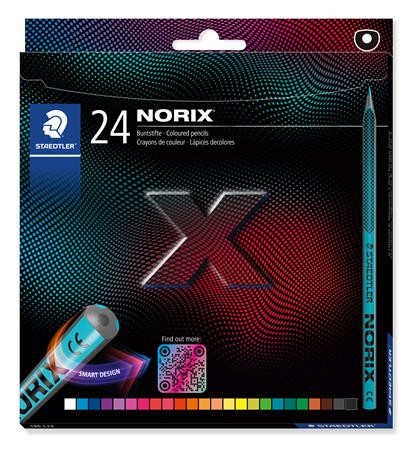 Színes ceruza készlet, STAEDTLER Norix® 186, 24 különböző szín (TS186C24)