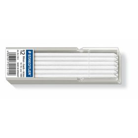   Jelölőkréta hegy, mindenre író, lemosható (omnichrom), STAEDTLER Lumocolor 218, fehér (TS2180)