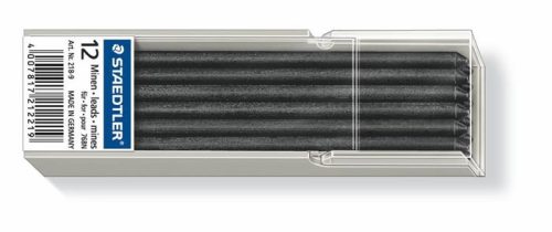 Jelölőkréta hegy, mindenre író, lemosható (omnichrom), STAEDTLER Lumocolor 218, fekete (TS2189)