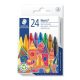 Zsírkréta, STAEDTLER Noris 220, 24 különböző szín (TS220NC24)