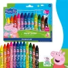 Zsírkréta, hatszögletű, jumbo, STAEDTLER „Noris&reg; junior 224”, Peppa malac, 12 szín (TS224C12L1)