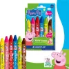 Zsírkréta, hatszögletű, jumbo, STAEDTLER „Noris&reg; junior 224”, Peppa malac, 6 szín (TS224C6L1)