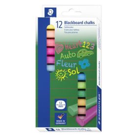   Táblakréta, szögletes, 12 darabos, STAEDTLER® 2360, vegyes színek (TS236008)