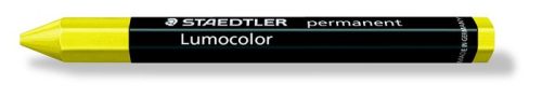 Jelölőkréta, mindenre író, vízálló (omnigraph), STAEDTLER Lumocolor 236, sárga (TS2361)