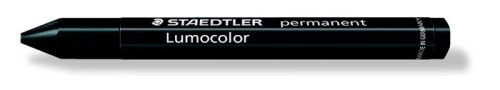 Jelölőkréta, mindenre író, vízálló (omnigraph), STAEDTLER Lumocolor 236, fekete (TS2369)