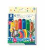 Zsírkréta, zselés, STAEDTLER Noris 2390, 6 különböző szín (TS2390C6)