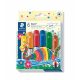 Zsírkréta, zselés, STAEDTLER Noris 2390, 6 különböző szín (TS2390C6)