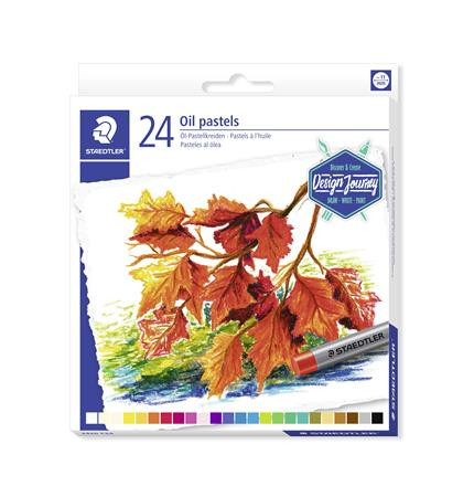 Olajpasztell kréta, STAEDTLER 2420, 24 különböző szín (TS24020C24)