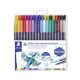 Ecsetirón készlet, 0,5-0,8/1,0-6,0 mm, kétvégű, STAEDTLER 3001, 36 szín (TS3001TB36)
