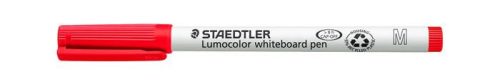 Táblamarker, 1 mm, M, kúpos, STAEDTLER Lumocolor 301, piros (TS3012)
