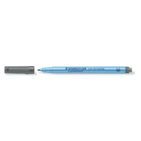   Alkoholmentes marker, OHP, 1 mm, STAEDTLER Lumocolor&reg; 305 M, fekete (TS305M9)