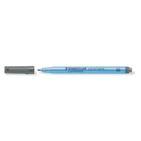   Alkoholmentes marker, OHP, 1 mm, STAEDTLER Lumocolor® 305 M, fekete (TS305M9)