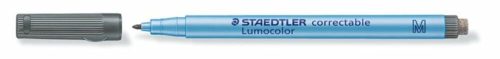 Alkoholmentes marker, OHP, 1 mm, STAEDTLER Lumocolor® 305 M, fekete (TS305M9)