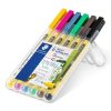Tűfilc készlet, 0,6 mm,  STAEDTLER Noris® 307, 6 különböző szín (TS307SB6)