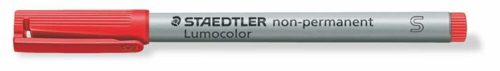 Alkoholmentes marker, OHP, 0,4 mm, STAEDTLER Lumocolor® 311 S, piros (TS3112)