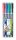 Alkoholos marker készlet, OHP, 0,4 mm, STAEDTLER Lumocolor® 313 S, 4 különböző szín (TS313WP4)