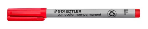 Alkoholmentes marker, OHP, 0,6 mm, STAEDTLER Lumocolor&reg; 316 F, piros (TS3162)