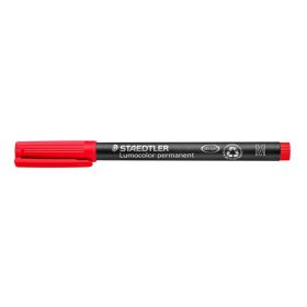   Alkoholos marker, OHP, 1 mm, STAEDTLER Lumocolor® 317 M, piros (TS3172)